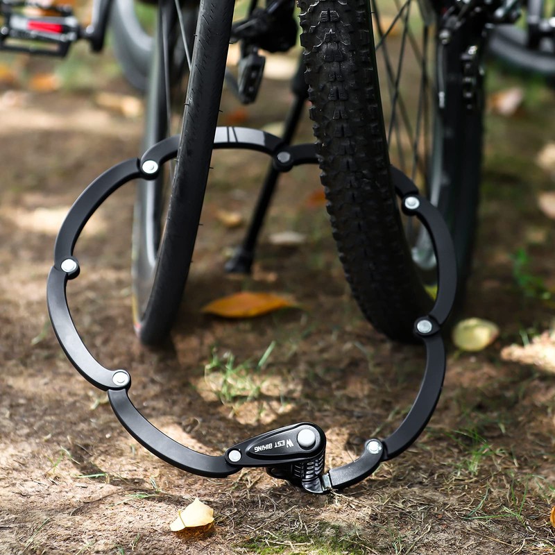 XIQI Bicycle Lock Folding Combination Lock High Security 85 cm