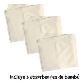 3 Refuerzo Nocturno Bambú Para Pañal De Tela De Adulto