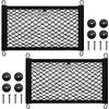 Frienda 2 Pieces Stretchable Small Cargo Net Pocket Storage Mesh