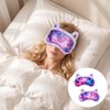 2 Pcs Sleep Mask, Cute Starry Sky Eye Mask, Adjustable