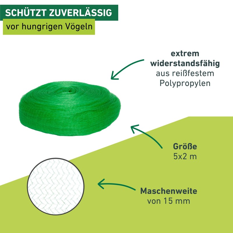 Windhager Rational Bird Protection Net, Pond Net, Leaf Net, Mesh