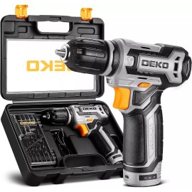 DEKOPRO 12V Power Battery Drill Set with Small Electric Drills & Cordless