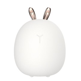 Silicone Night Light USB Rechargeable LED Light Source Cute Rabbit Sleep Lamp Animal Night Light for Bedside