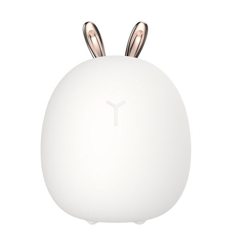 Silicone Night Light USB Rechargeable LED Light Source Cute Rabbit