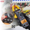 CEM Digital Clamp Meter with O-Shaped Jaw, Auto-ranging Voltage Tester