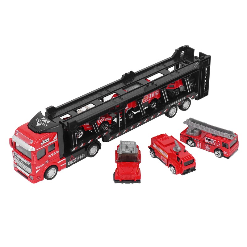 32cm Car Carrier Truck for Boys with 6 Small Car