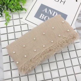 Eforcase Newborn Photography Props Wrap Pearl Decor Wrap Blanket Swaddle Baby Photo Props Photoshoot Wraps Swaddles Wrap