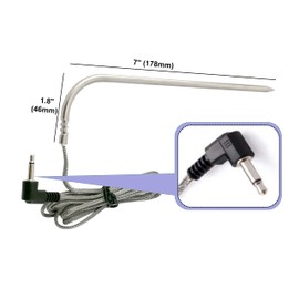 WAITCOOK Meat Probe Replacement for Cusinart Grill Smokers(CR-Meat Probe 2)