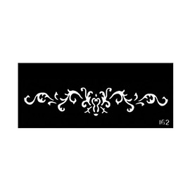 Pochoir pour le Corps format 2'' X 6'' #162 Tribal