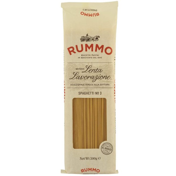 Rummo Italian Pasta Spaghetti No.3, Always Al Dente (16 Ounce Package)