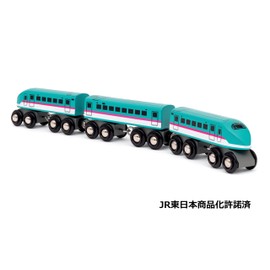BRIO 36086 World Railway Series Shinkansen E5 Series Hayabusa (Wooden Vehicle, Electric Vehicle, Locomotive) (3 Years Old and Up)