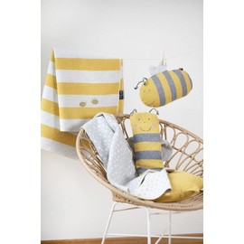 David Fussenegger Baby Blanket Juwel in the Doll 'Bee' 70 x 90 cm Felt