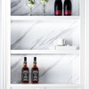 Livelynine 24 x197 Wide White Marble Contact Paper Peel and