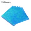 MECCANIXITY 75 Sheet Glitter Origami Paper 4x4 Inch Shiny Sparkly