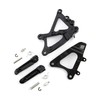 Front Footrest Foot Pegs w/Bracket Fit For Yamaha YZF R1