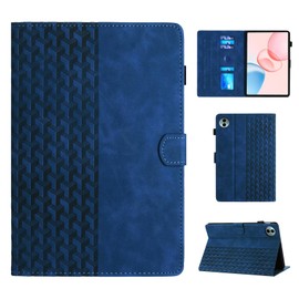 CASAFUNY Case for Honor Pad 10 12.1 2025, PU Leather Multi-Angle Folio Protective Case for Honor Pad 10 12.1 2025 Tablet Case for Honor Pad 10 12.1 Inch Protective Case, Blue
