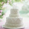 Decoración para tarta de Lindar, con diamantes de imitación, 26
