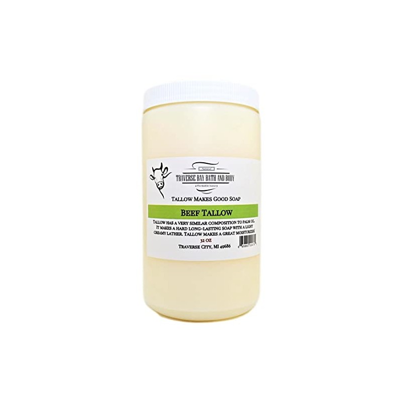 Traverse Bay Bath and Body BEEF TALLOW DEODORIZED Non Hydrogenated