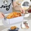CODOHI 2 Pack Lasagna Pan with Lid 3.9 Inch Deep,