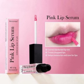 New Irven Magic Color Changing Lip Gloss, Pink Magic Mood Lipstick Hydrating Lip Glow Oil Lip Tint Lip Inks Stain Lip Balm Not Greasy Transparent Plumping Lip Serum for Women Girls Lip Care Products