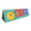 edxeducation Time Flip Chart - Teaching Clock for Kids -
