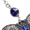 5Pcs Rhinestone Keychain Handcrafted Exquisite Beautiful Shiny Butterfly Shape Evil