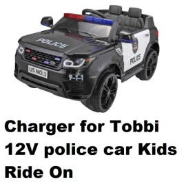 coming data r power supply Charger for Tobbi 12V police car electric Kids Ride On