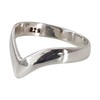 925 Sterling Silver Wishbone Ring (K)