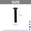 TERF® M5 X 40mm Hex Socket Countersunk Black Machine Screw