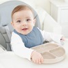 Bearmoss Muslin Baby Drooling Bibs 8 Pack, 100% Cotton Square