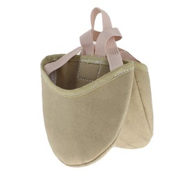 Daydance Tan Gymnastic Shoes Girls Microfiber Lyrical Half Toe Shoe for Kids