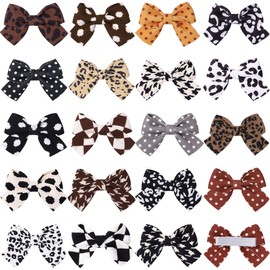 VURYAPI Pack of 19 Hair Clips Hair Bows Girls Baby Hair Clips Hair Clips Hair Accessories Hair Accessories for Girls Children Made of Grosgrain Ribbon and Metal