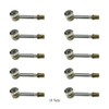 Hahiyo Furniture Connector Cam Lock Fittings Dowel Flat Back Fastener