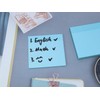 ONLYKXY 4 Pack Transparent Sticky Notes 3x3in Waterproof Self-Stick Book