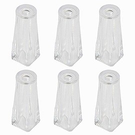 Pull Cord Tassel, 6Pack, Clear Plastic