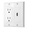 IBL-15A Power Outlet, 1 Port HDMI - Wall Plate in
