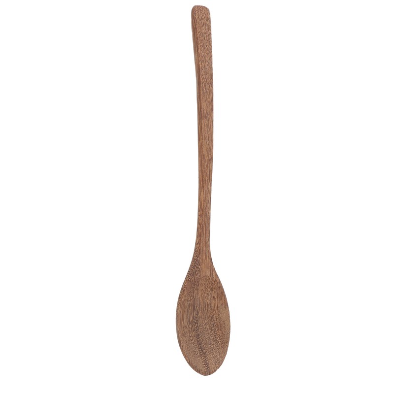 5Pcs Wooden Spoons Burr Free Sturdy Durable Light Heat Resistant