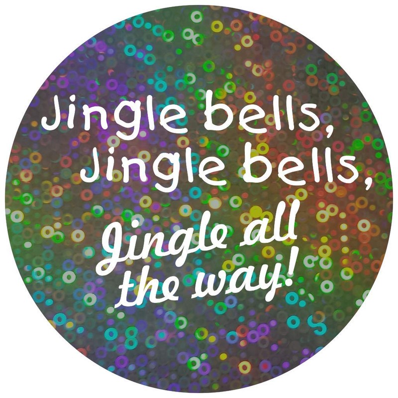 School Stickers Sparkly Christmas Hymn Stickers