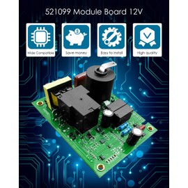 521099 Module Board 12V Compatible with Suburban Furnace DD-17-DSI NT-12S NT-12SE NT-16S NT-20S, Water Heater Ignition Control Circuit Boards Replace 520871 520814 520820 33550L AP4896608