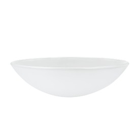 Aspen Creative 23084-01A, Flush/Semi-Flush Mount Frosted Glass Shade, 1/2" Center Hole, 14-7/8" Diameter x 4-1/2" Height