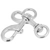 2pcs 80MM Diving 316 Stainless Steel Swivel Eye Snap Hook