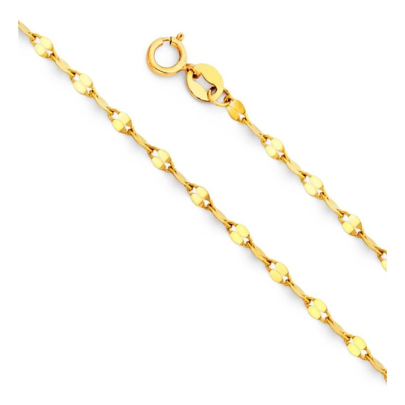 Imperial Jewelry Cadena Para Mujer de Oro 10K Italiano Collar