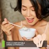 100% Wooden Disposable Spoons, (100 Count) Planet Friendly Utensils, Compostable