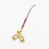 Gold Waraji Amulet Netsuke Attracting Money Luck, Lucky Luck Strap,
