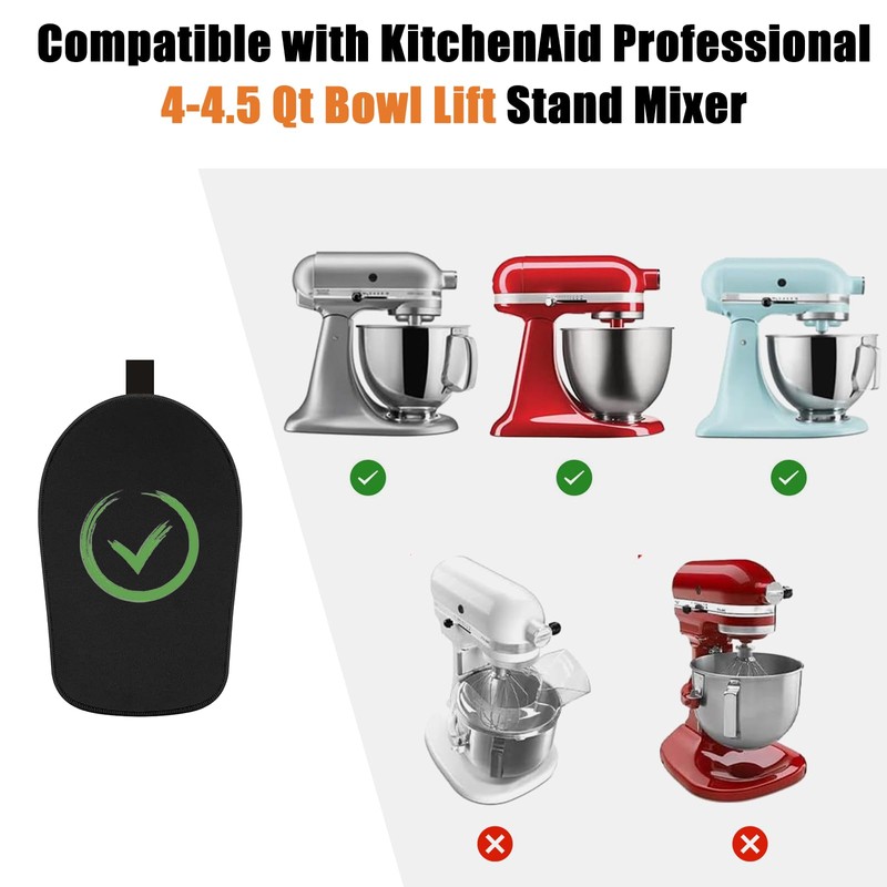 Mixer Sliding Mat Compatible with Kitchenaid 4.5-5 Quart Tilt-Head Stand