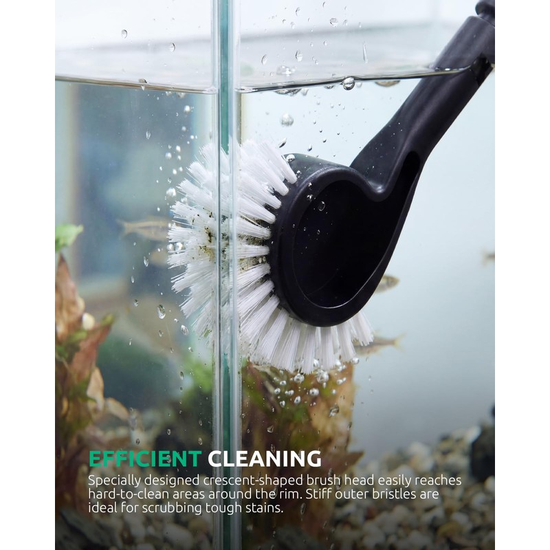 Aquarium Algae Scraper, Small Fish Tank Cleaner for Glass Algae