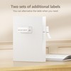 JiaWei A4 Storage File Boxes, White Archives Cases with Lid,