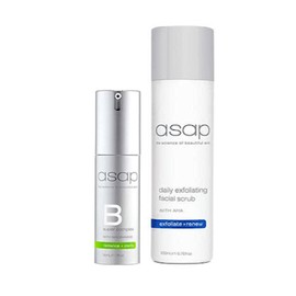 asap Super B Complex and Daily Exfoliating Facial Scrub Bundle