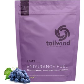 Tailwind Nutrition Endurance Fuel, Electrolyte & Hydration Sports Drink Mix Powder, Gluten-Free, Vegan, Grape, 30 Servings