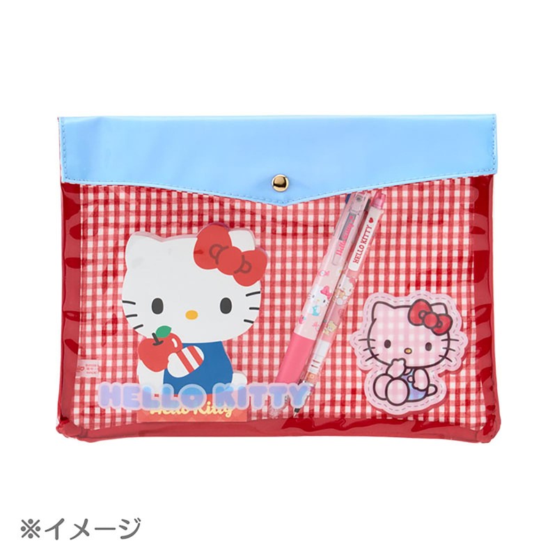 Sanrio 642908 Clear Flat Case, Pom Pom Purin, PVC, Laminated